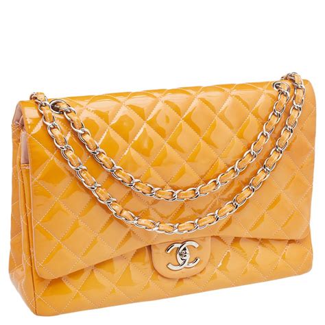 mustard yellow chanel bag